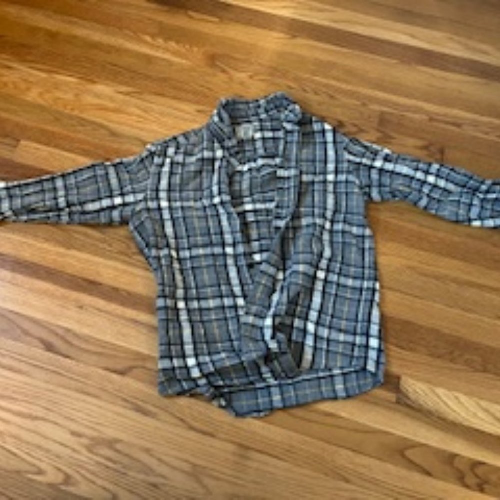 Mens LL Bean Flannel Shirt Good condition M-RG